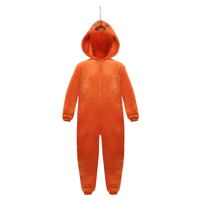 Adult Chainsaw Man-Pochita Cosplay Costume Jumpsuit Pajamas Sleepwear Halloween Carnival Suit