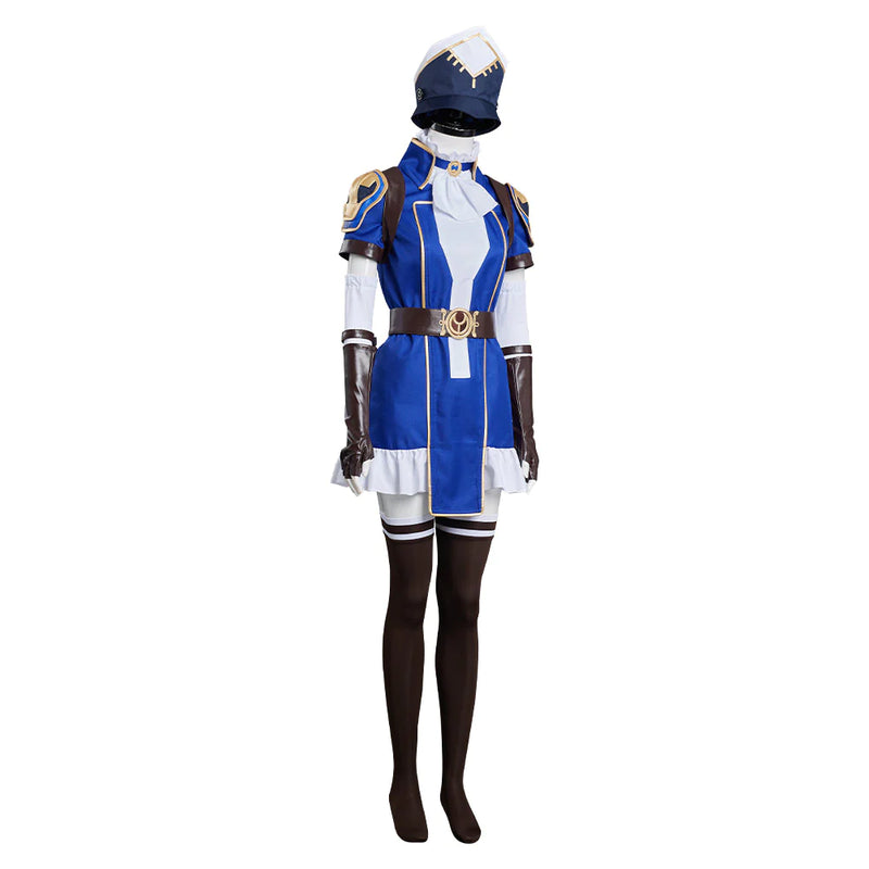 Arcane: League Of Legends - Caitlyn The Sheriff Of Piltover Outfits Cosplay Costume Halloween Carnival Suit