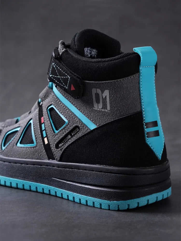 Hatsune Miku " Rider " Unisex Black Sneakers