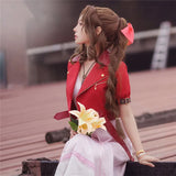 Final Fantasy VII Remake FF7 Aerith Gainsborough Cosplay Costume