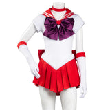 Sailor Moon Sailor Mars Halloween Carnival Suit Hino Rei Cosplay Costume Uniform Dress Outfit