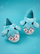 Hatsune Miku Fuzzy Flannel Winter Slippers Size 38-45