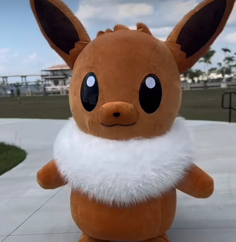 High Quality Pokemon Eevee Mascot Costume