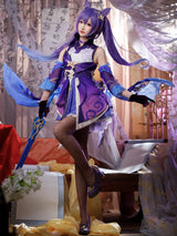 Keqing Game Genshin Impact Cosplay Costume Dress Outfits