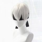 NieR:Automata 9S White Wig Heat Resistant Cosplay Costume Wig