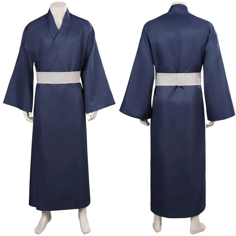 Jujutsu Kaisen Satoru Gojo Cosplay Costume Kimono Halloween Carnival Suit