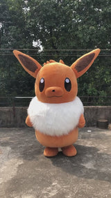 High Quality Pokemon Eevee Mascot Costume