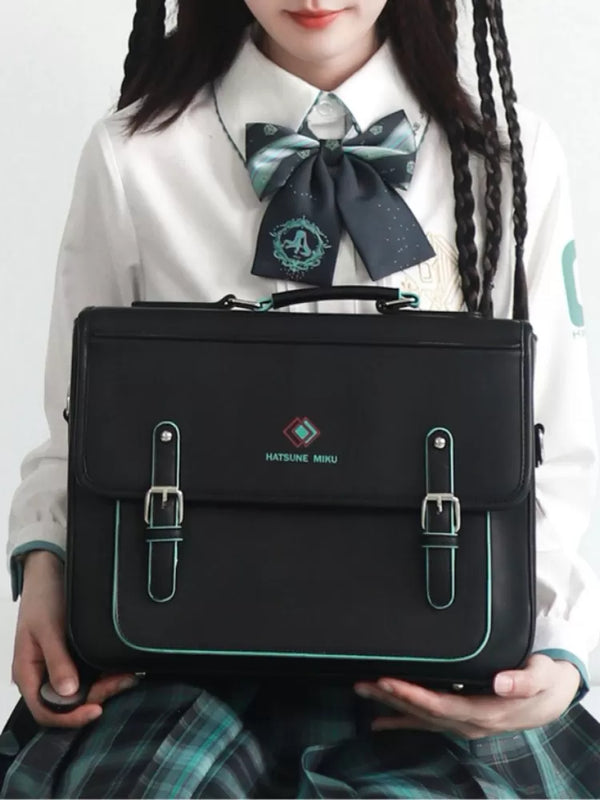 Black JK Uniform Bag Hatsune Miku Collaboration