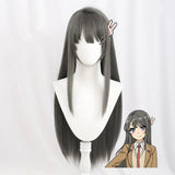 Seishun Buta Yarou Rascal Does Not Dream of Bunny Girl Senpai Sakurajima Mai Wig Cosplay Costume