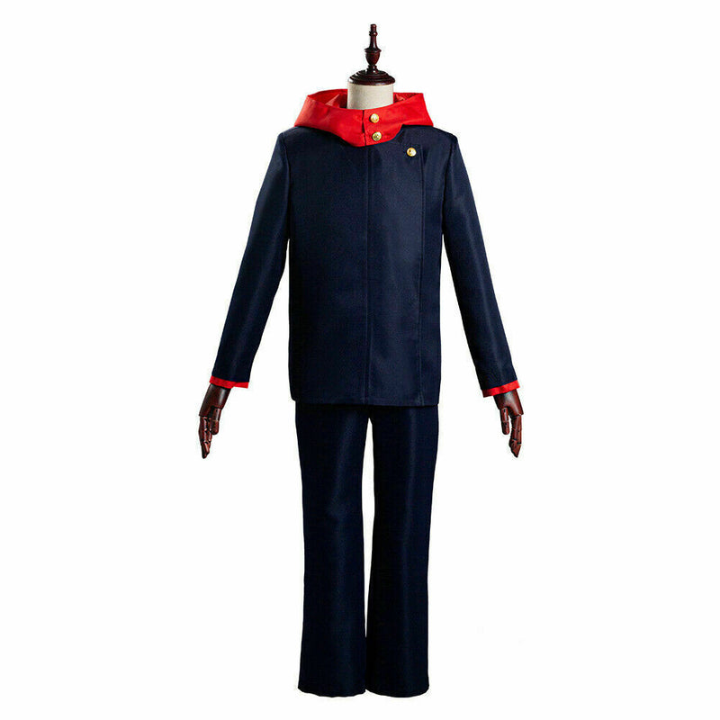 Jujutsu Kaisen Yuji Itadori Cosplay Costume School Uniform Halloween Carnival Suit