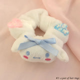 Cinnamoroll Inspired Bowknot Fluffy Hair Rings/Hairclip/Brooch