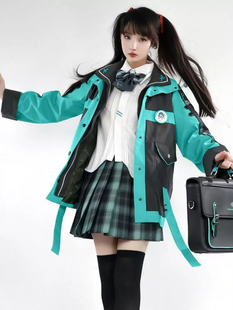 Hatsune Miku Collab Electric Blue "Miku with You" Cyber Jacket