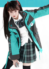 Hatsune Miku Collab Electric Blue "Miku with You" Cyber Jacket