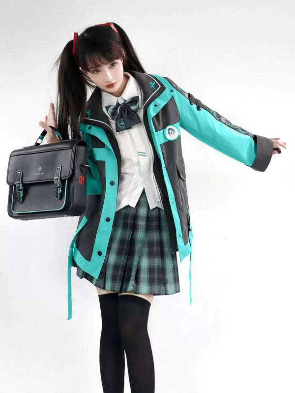 Hatsune Miku Collab Electric Blue "Miku with You" Cyber Jacket