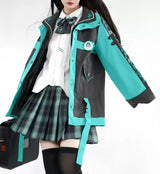 Hatsune Miku Collab Electric Blue "Miku with You" Cyber Jacket