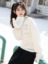 White Rabbit Yukine Sweater Hatsune Miku Collaboration