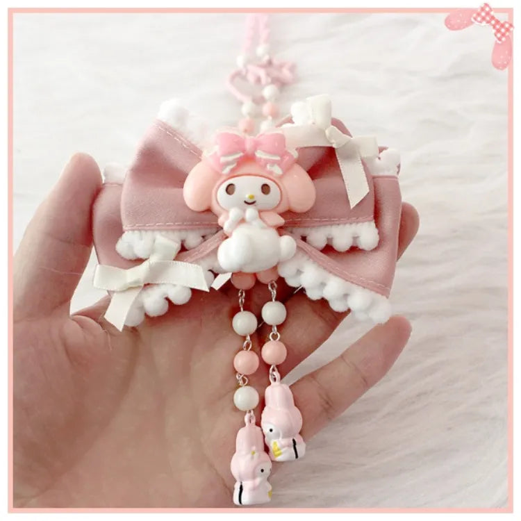 Inspired My Melody Hairclip/KC/Necklace/Choker/Wristcuffs