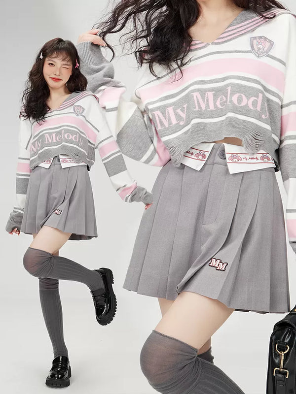 My Melody Pleated Skirt