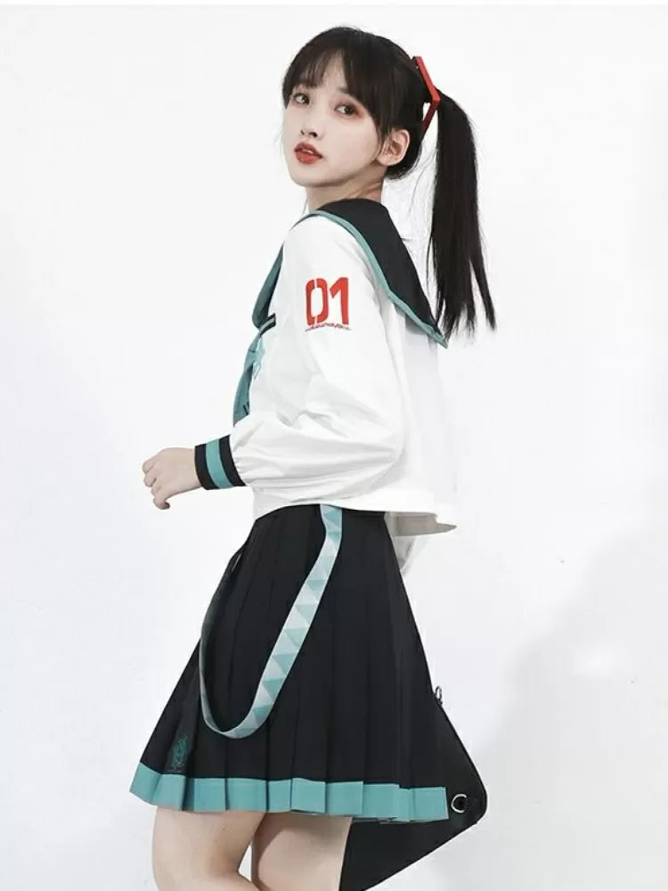 Black Pleated Hatsune Miku Skirt