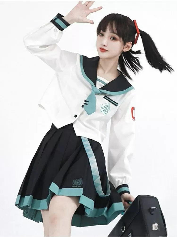 Black Pleated Hatsune Miku Skirt